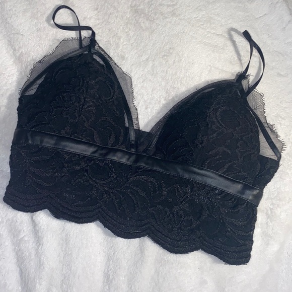 Marciano Leather and Lace Top - Picture 5 of 11